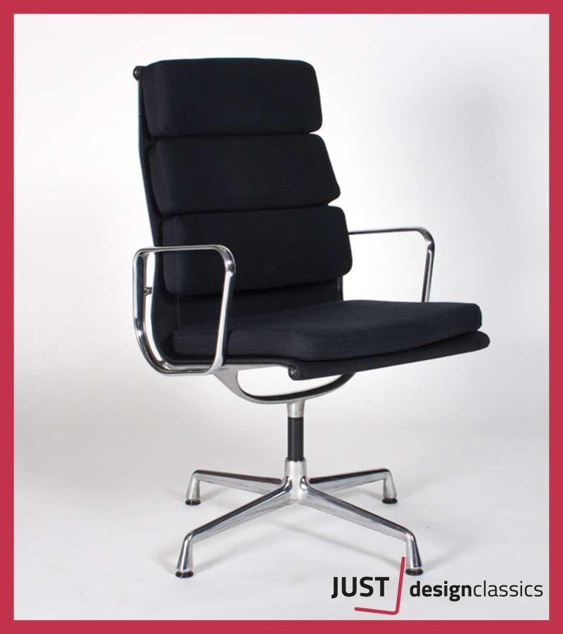 Vitra ea 212 Zwart Stof Gepolijst Aluminium (voorraad:2), Huis en Inrichting, Stoelen, Niet ingevuld, Gebruikt, Zwart, Niet ingevuld