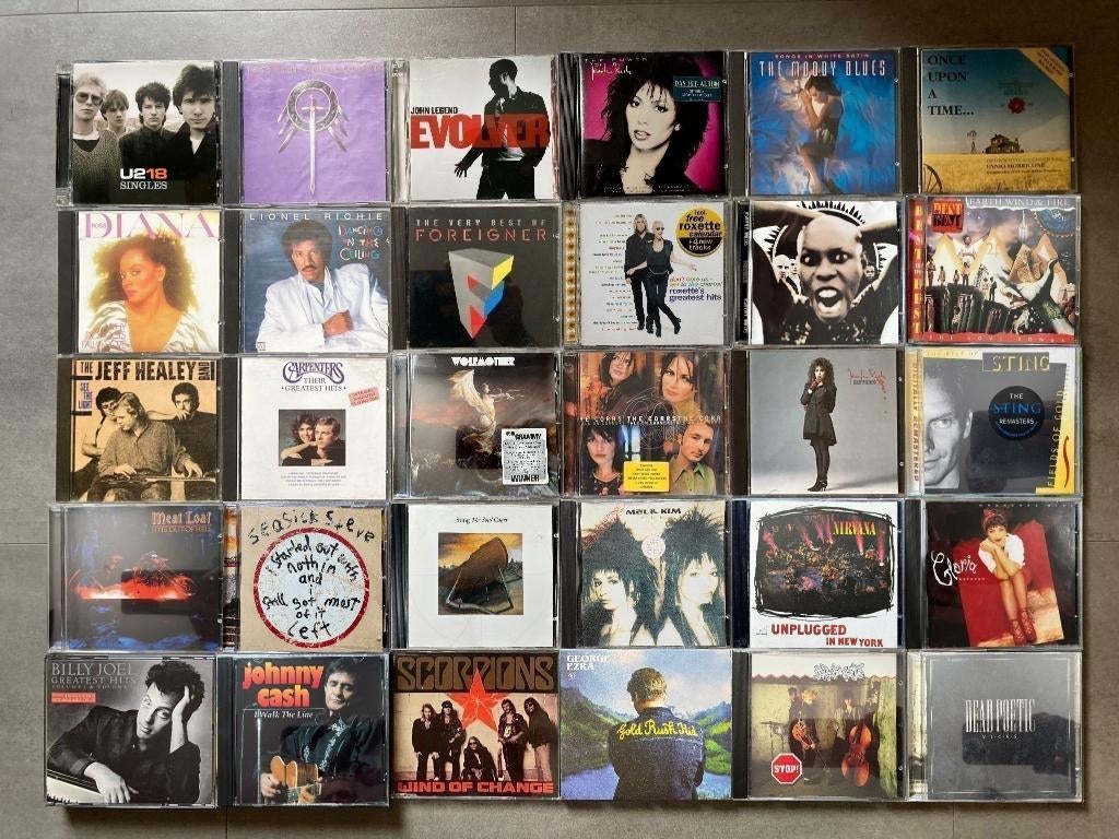 600xcd:B.Jovi,Queen,Whitney H,G. Michael,DireStraits,U2,Abba, Ophalen of Verzenden, 1980 tot 2000, Boxset