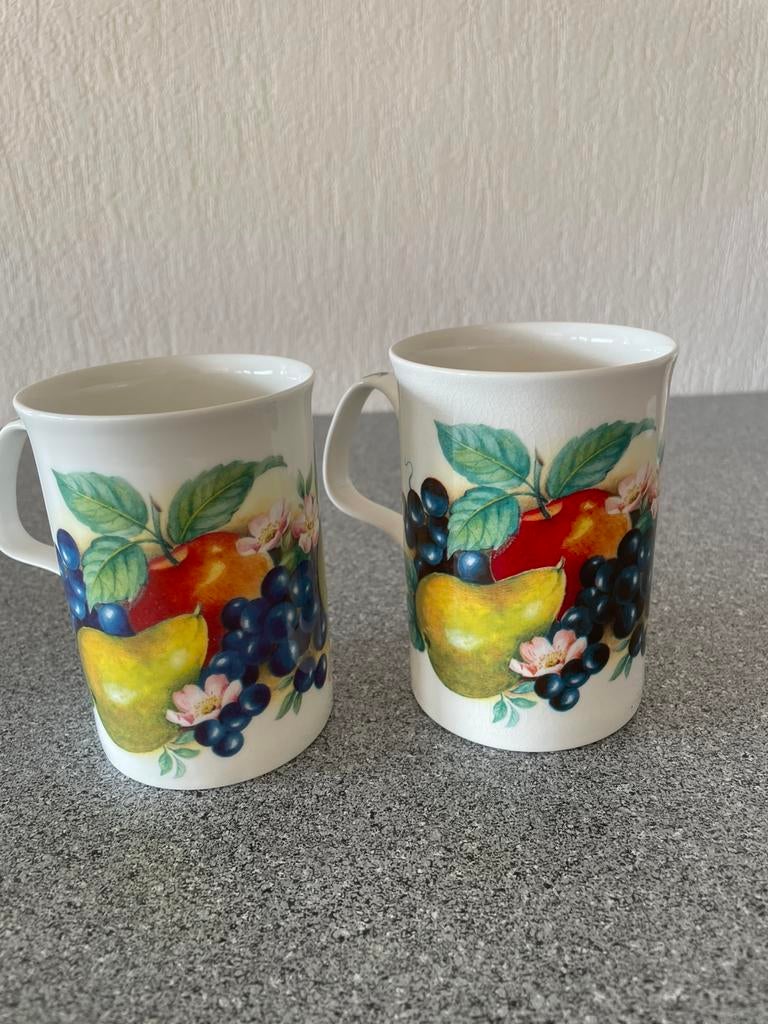 2  mokken van fine bone china, Ophalen, Zo goed als nieuw, Overige typen