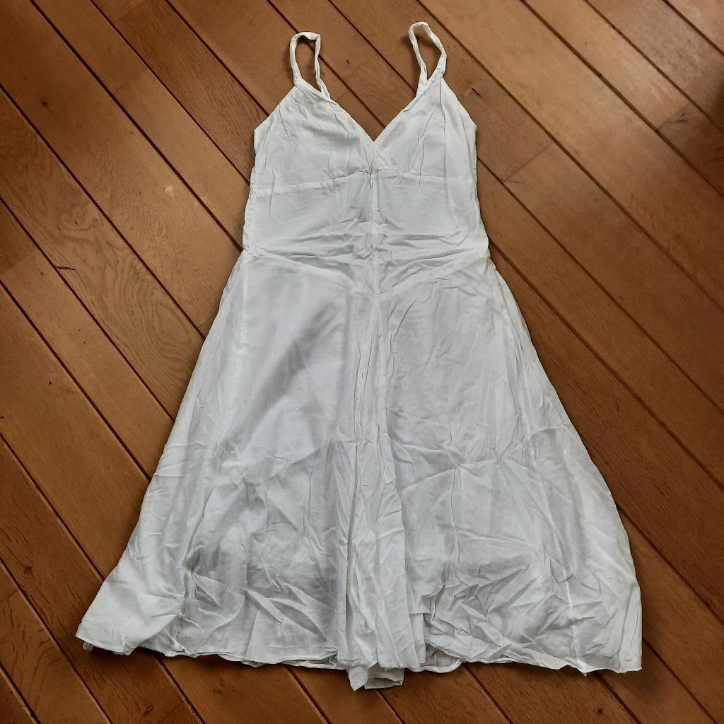 Zonnejurk jurk wit maat L - nieuw -, Maat 38/40 (M), Wit, Nieuw, Ophalen of Verzenden