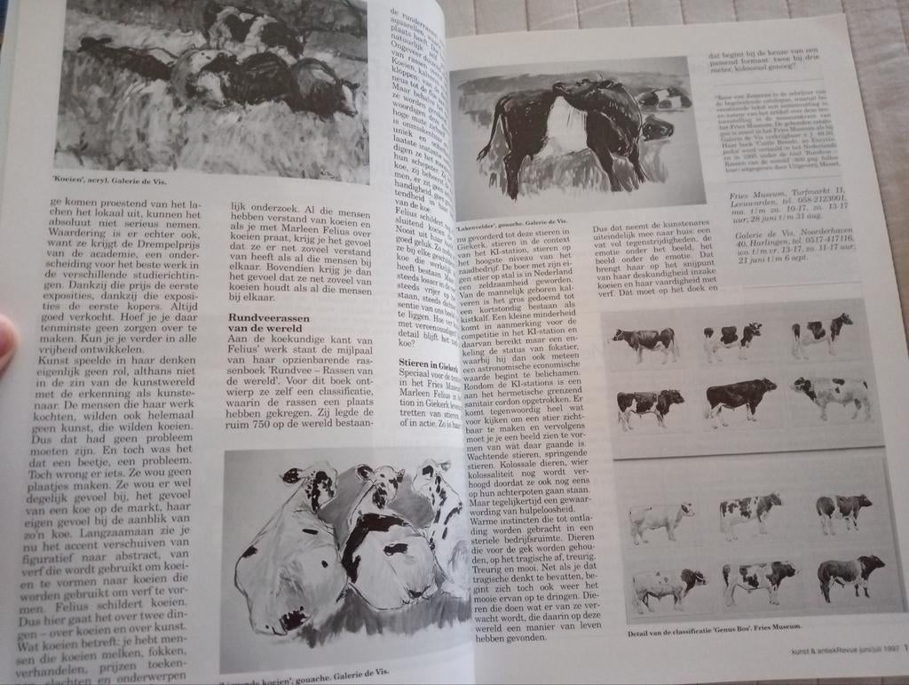 Kunst & AntiekRevue juni/juli 1997 Marleen Felius, Ophalen of Verzenden, Gelezen, Overige typen