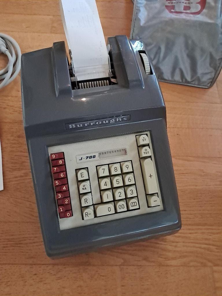 Burroughs rekenmachine, Ophalen