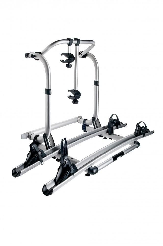 Thule Elite G2 Short fietsendrager (ebikes) voor caravan, Ophalen