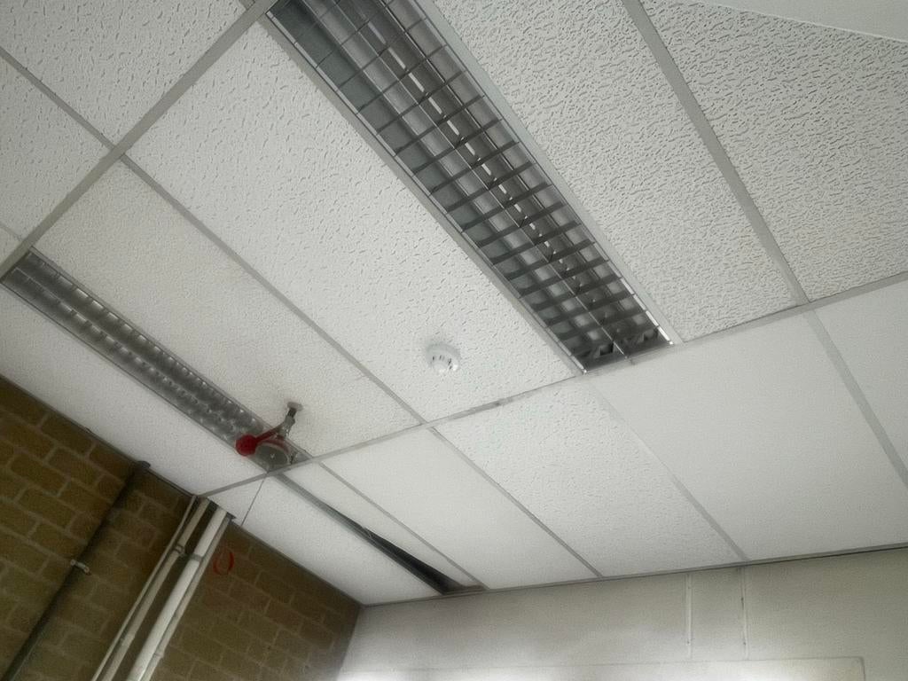 Systeemplafond platen 120x60 met en zonder inbouwkasten, Ophalen, Gebruikt