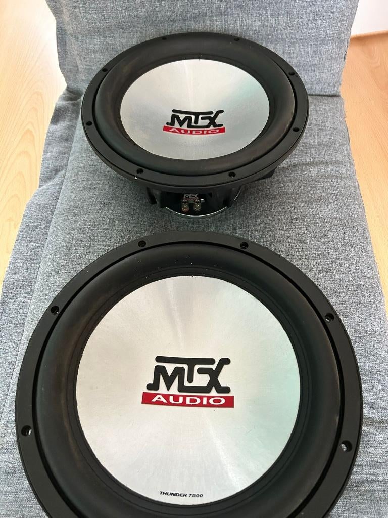 Twee MTX Woofers, Auto diversen, Autospeakers, Ophalen, Gebruikt