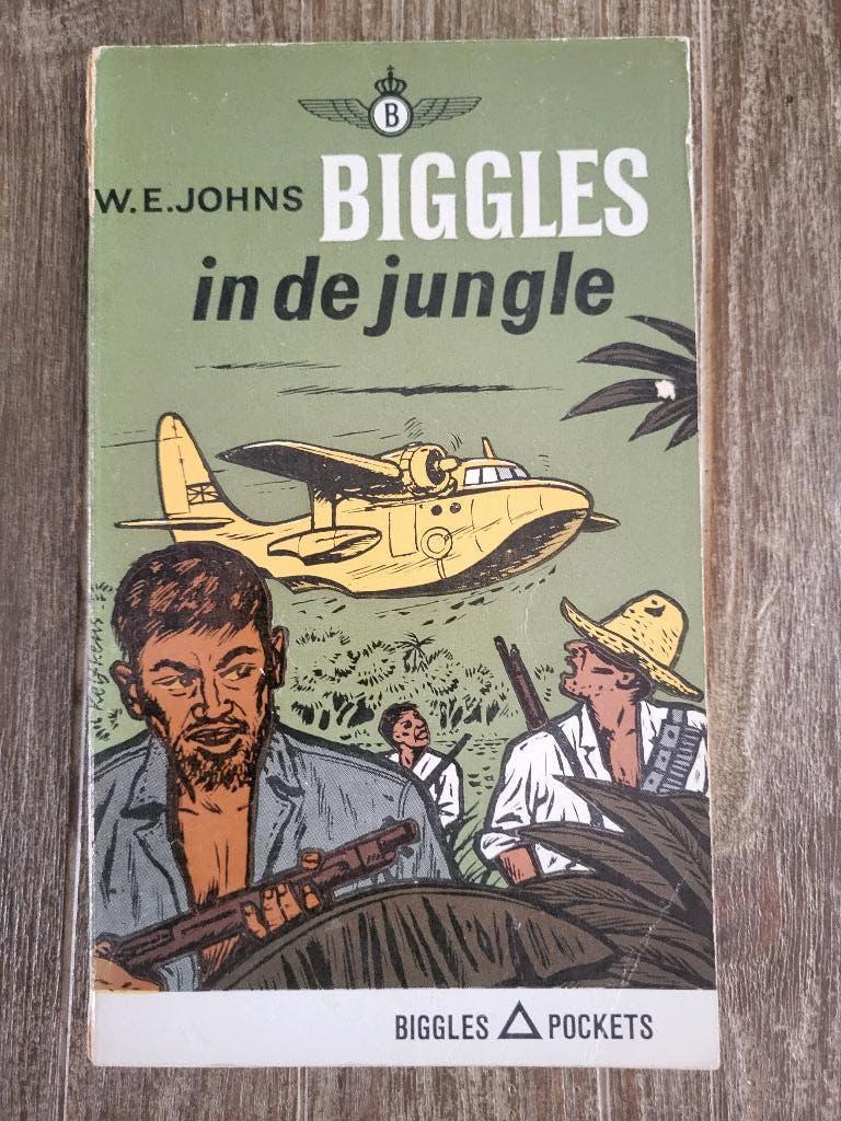 Biggles in de jungle - W.E. Johns, Ophalen of Verzenden, Zo goed als nieuw, W.E. Johns