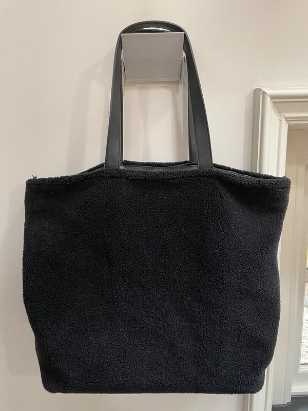 Yaya grote tas zwart 50x38x14 cm, Ophalen of Verzenden, Zo goed als nieuw, Zwart, Shopper