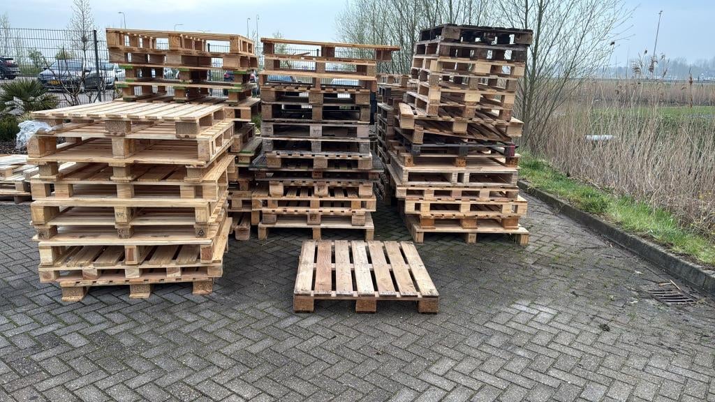 Houten pallets, Ophalen, 50 mm of meer, Pallet, Minder dan 200 cm