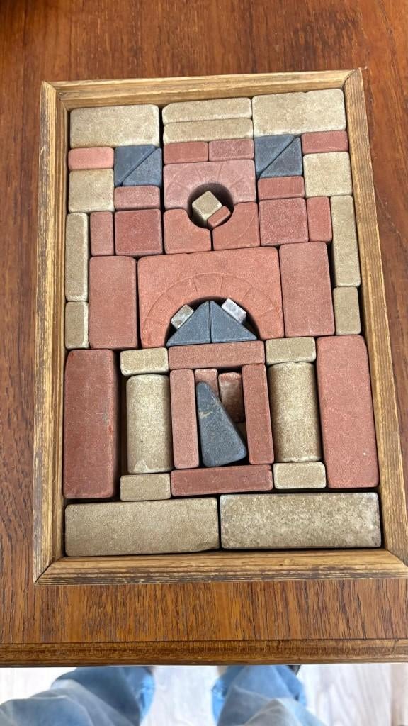 Anker stenen bouwdoos nr. 6, ca. 1900, Ophalen