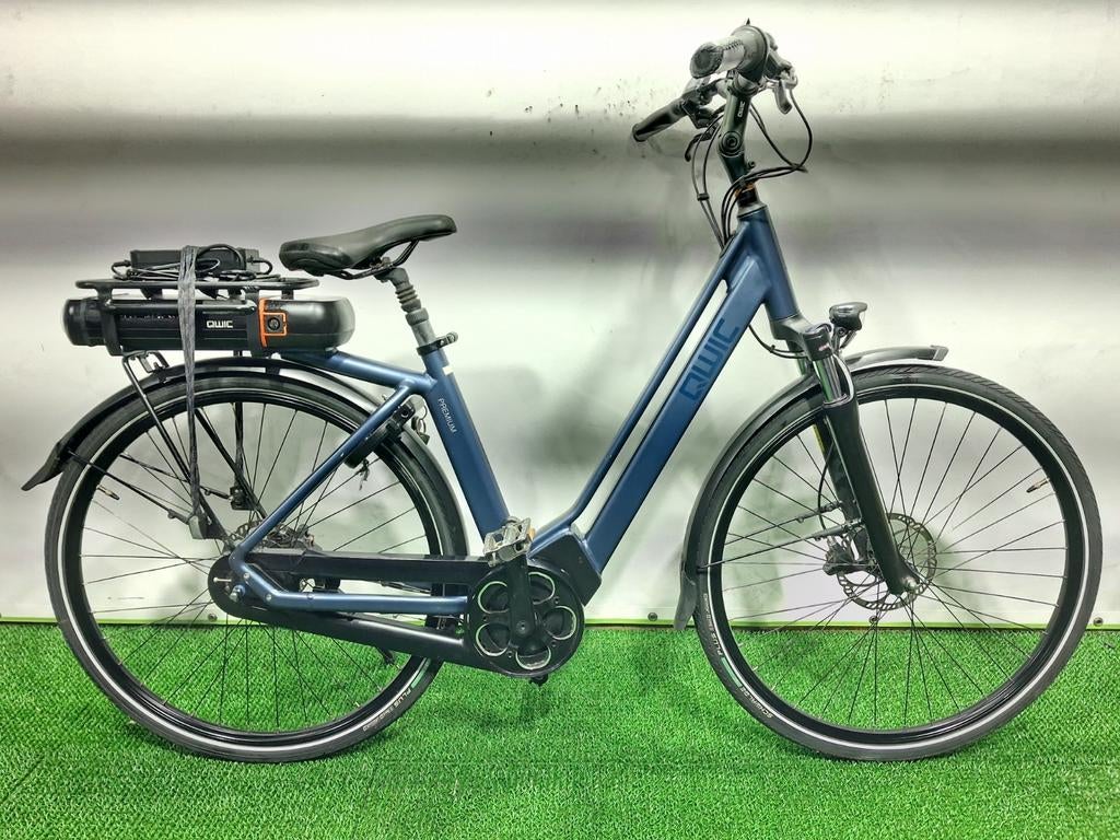 Qwic premium brose motor 756wh elektrische dames fiets, Ophalen, Zo goed als nieuw