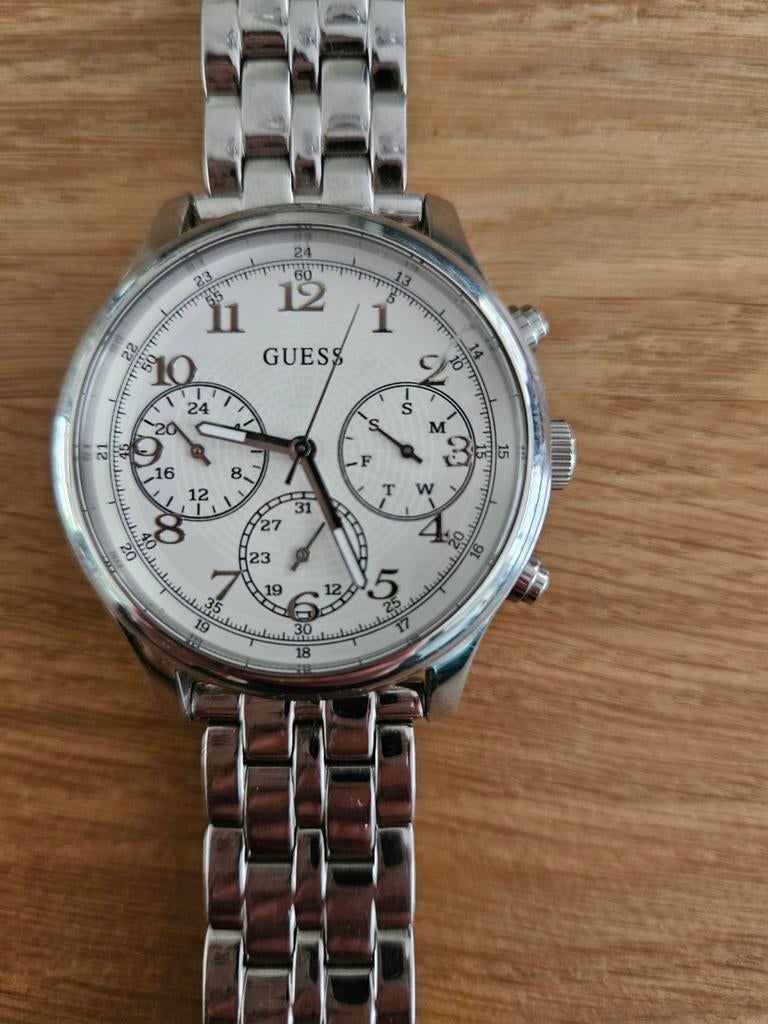 Origineel Guess dameshorloge, Staal, Staal, Guess, Polshorloge