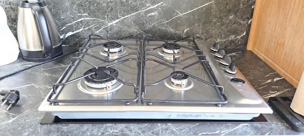 Kookplaat voor gas, Witgoed en Apparatuur, Kookplaten, Ophalen, Nieuw, 4 kookzones, Inbouw