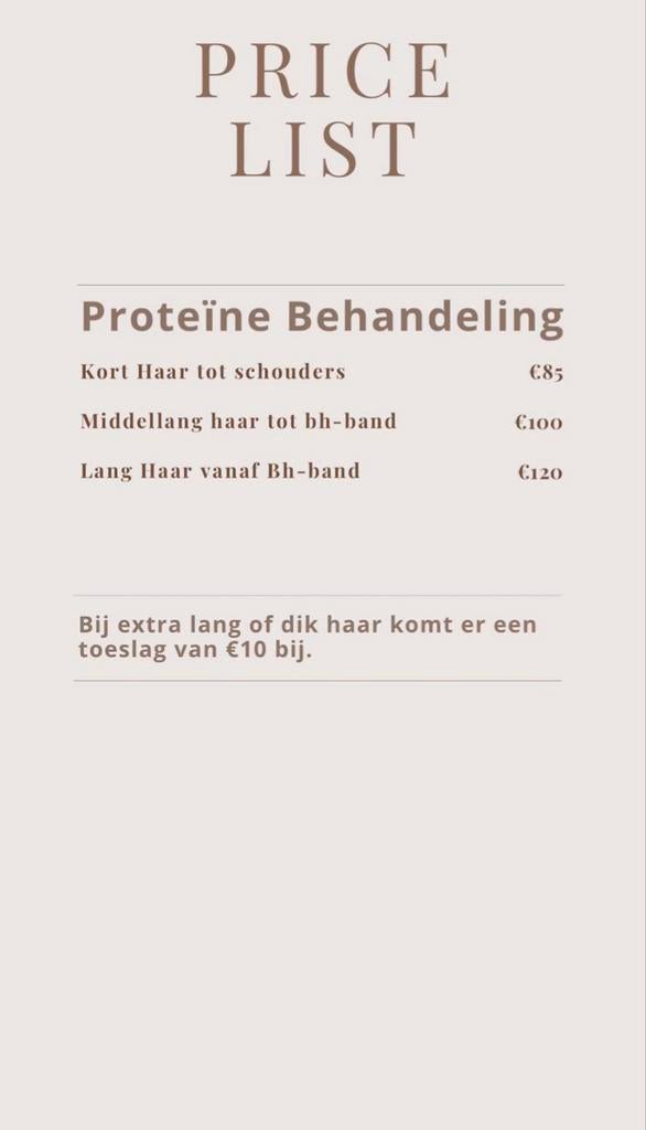 100% bio proteïne behandelingen, Ophalen of Verzenden, Nieuw