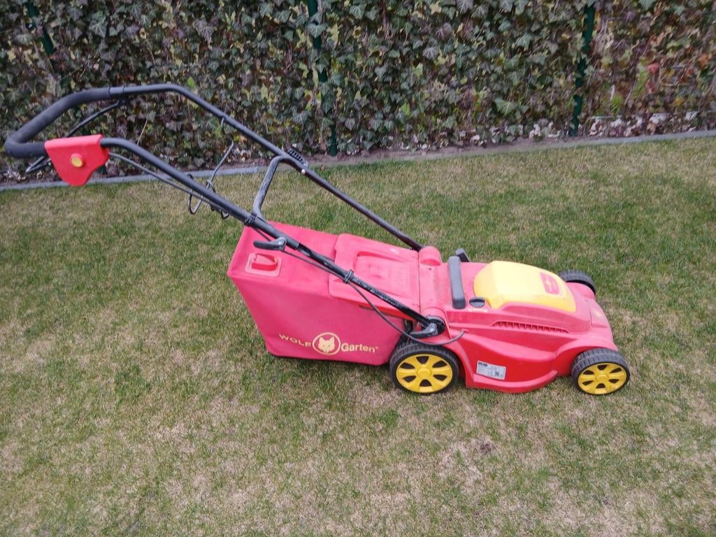 Wolf Garten A 370 E elektrische grasmaaier, Cirkelmaaier, Elektrische grasmaaier, Ophalen of Verzenden, Opvangzak