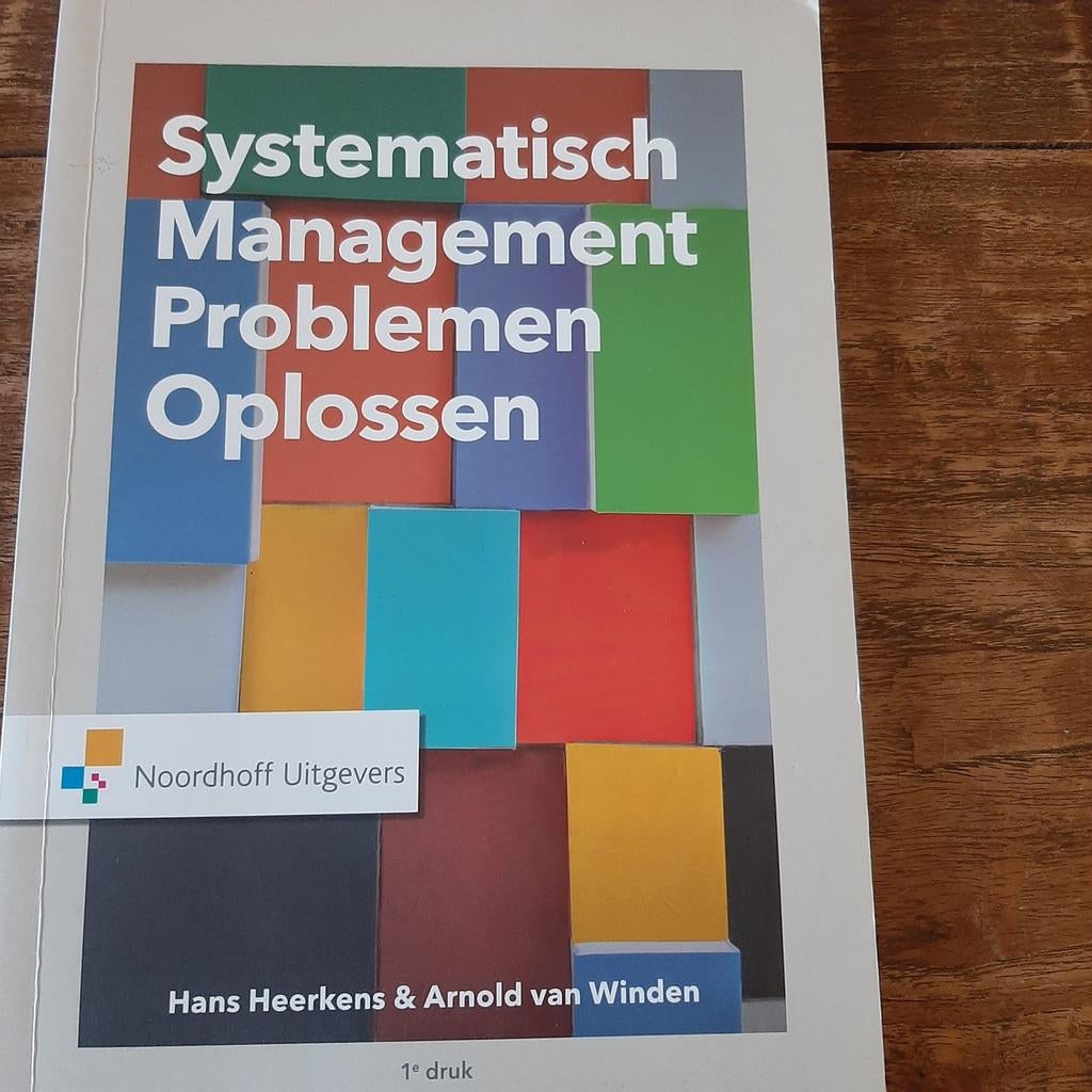 Systematisch Management Problemen Oplossen - Studieboek, Ophalen of Verzenden, Gelezen, Management, Hans Heerkens & Arnold van Winden