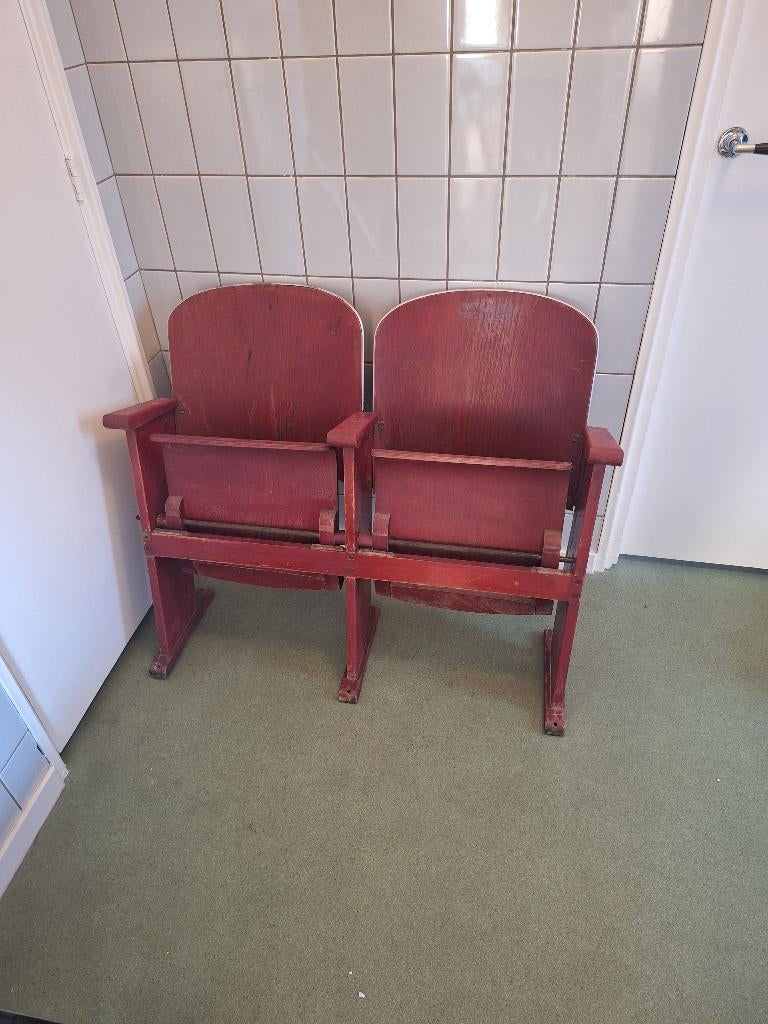 Theaterstoeltjes, Ophalen, Gebruikt, Twee, VintGe