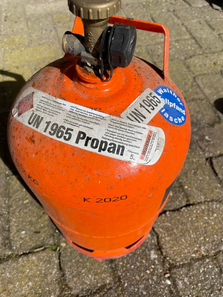 Lege gasfles, Caravans en Kamperen, Ophalen