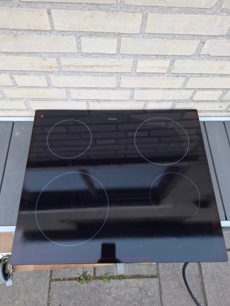 Kookplaat pelgrim, Ophalen, Inbouw, Keramisch, 4 kookzones