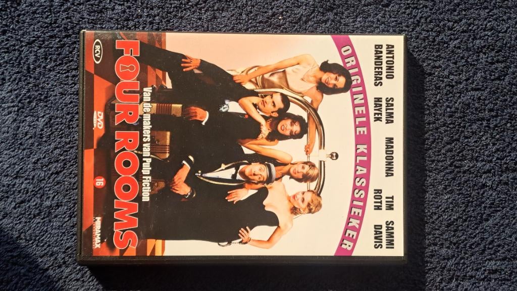 Four Rooms "Tim Roth, Madonna, Antonio Banderas", Alle leeftijden, Ophalen of Verzenden, Zo goed als nieuw, Romantische komedie