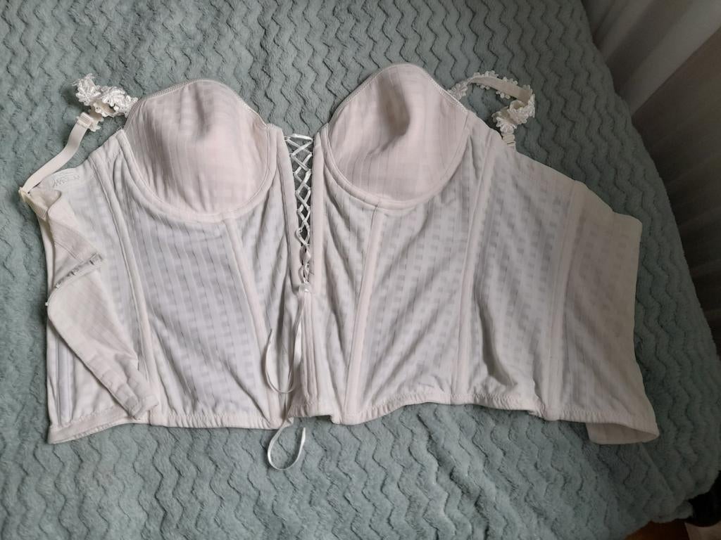 Zgan ecru/ivoor kleurige  Marie jo Korset Gala,Bruiloft tip, Marie Jo, Ophalen of Verzenden, Overige kleuren, Body of Korset