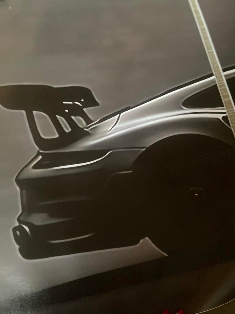 Porsche 911 Luik Poster - 55x40 cm, Huis en Inrichting, Woonaccessoires | Lijsten, Overige materialen, Ophalen of Verzenden, Zo goed als nieuw