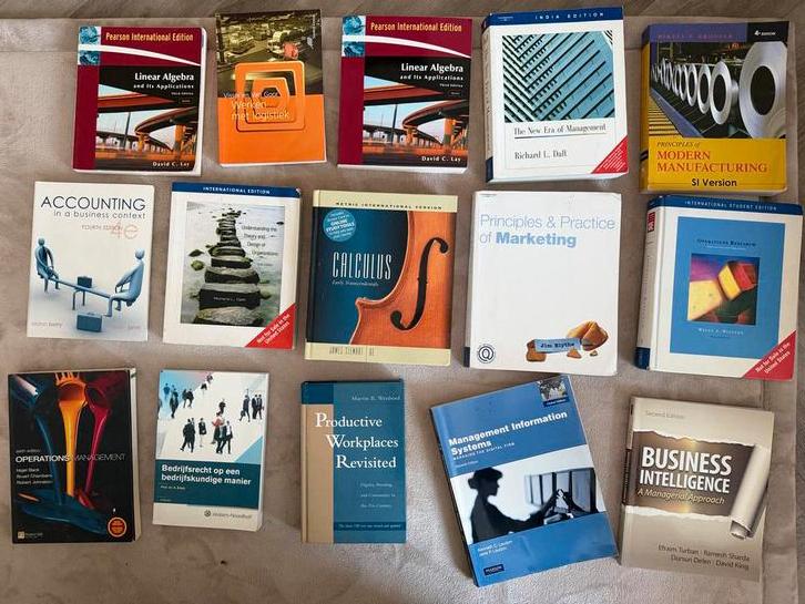 Studieboeken Technische Bedrijfskunde/industrial engineering, Ophalen, Zo goed als nieuw, School, Studie en Wetenschap