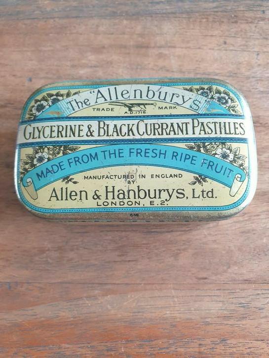 Vintage Blik The Allenbury's, Verzamelen, Blikken, Ophalen of Verzenden