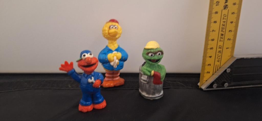 Sesamstraat poppetjes gerage set/3 (7126), ., Ophalen of Verzenden, Zo goed als nieuw, China