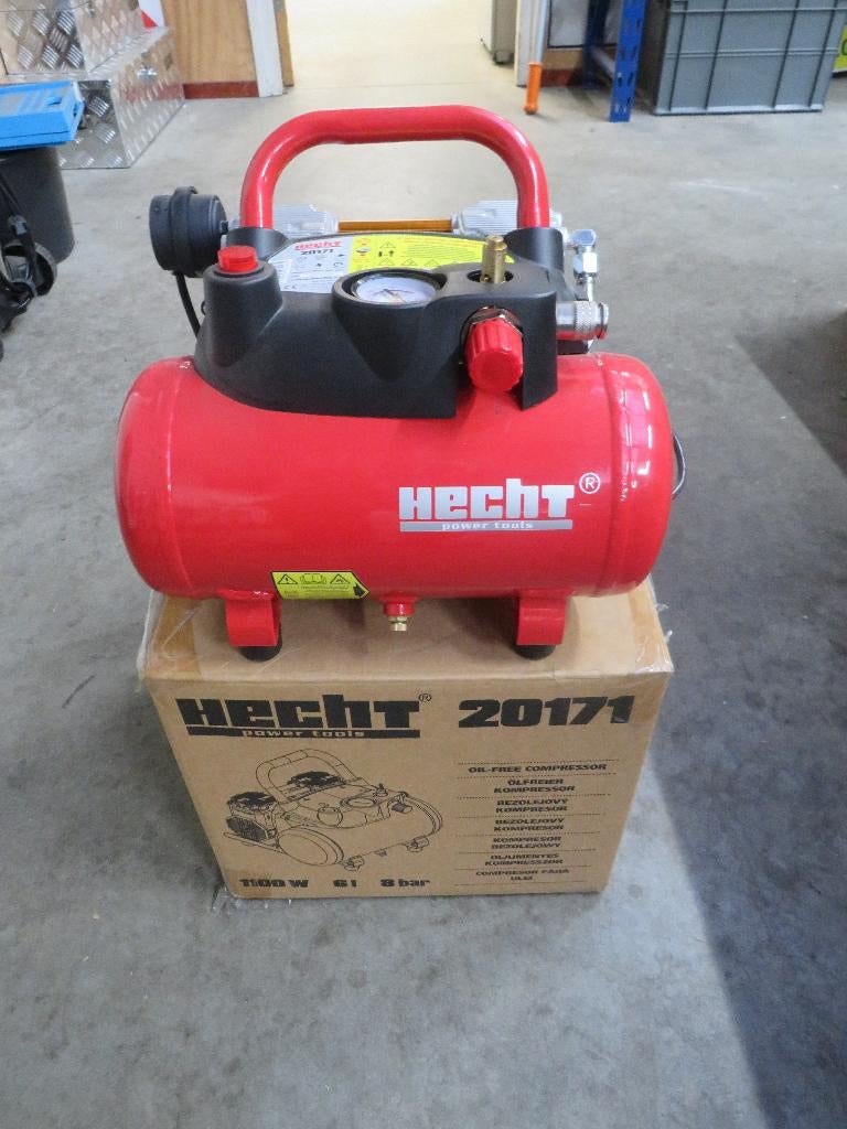 compressor olievrij geluidsarm 8 bar draagbaar nieuw, Doe-het-zelf en Verbouw, Compressors, 6 tot 10 bar, Nieuw, Zandhaarweg, Ophalen of Verzenden