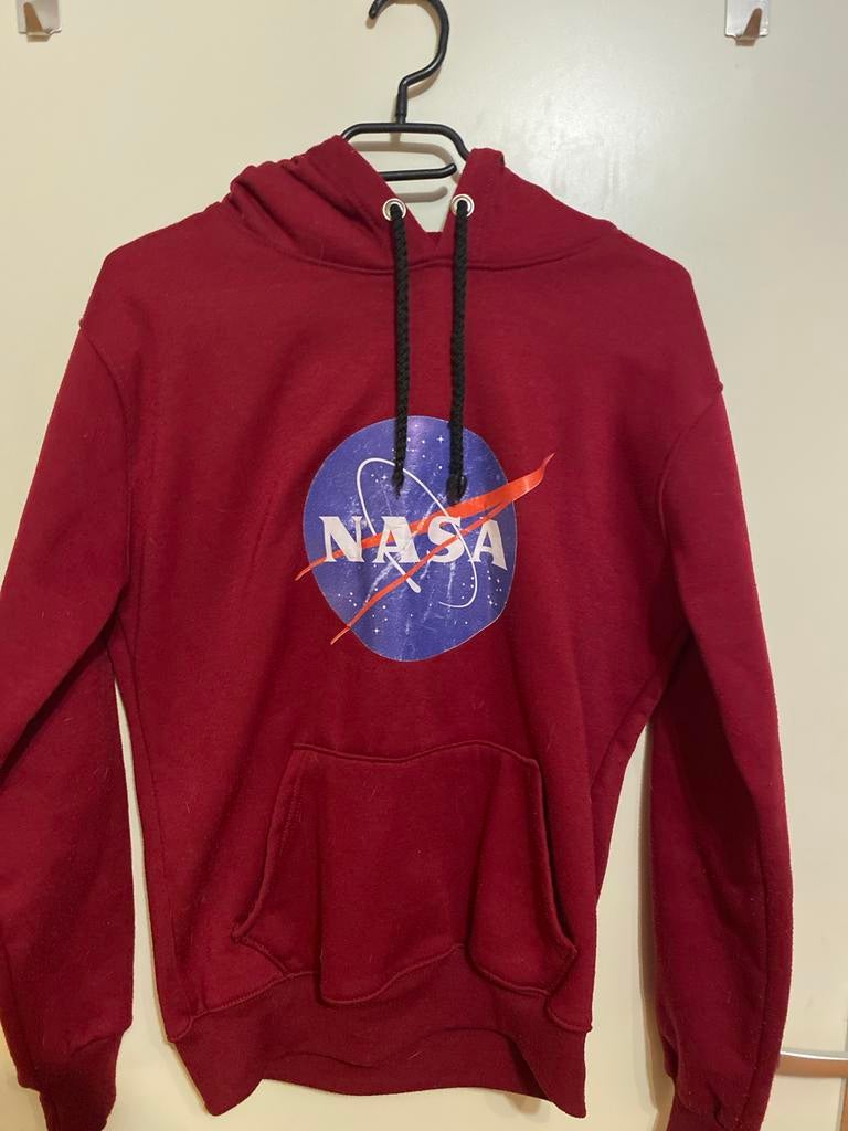 NASA Hoodie - Zo goed als nieuw!, Ophalen, Zo goed als nieuw, Maat 38/40 (M), Rood