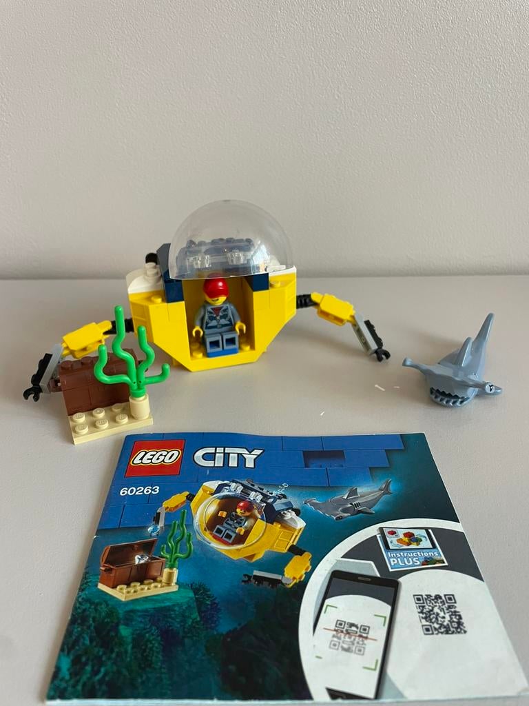 Lego City 60263 - Oceaan mini-duikboot, Ophalen of Verzenden, Zo goed als nieuw