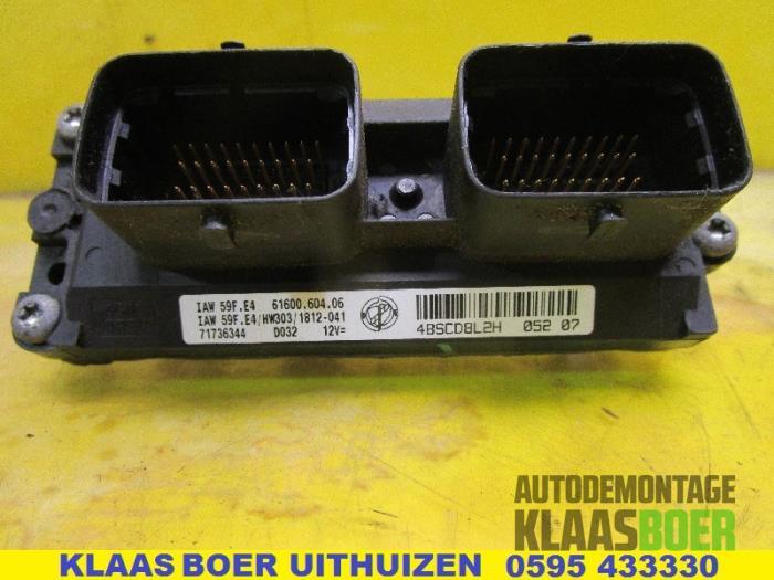 Computer Motormanagement van een Fiat Punto, Ophalen of Verzenden, 12 maanden garantie, Gebruikt, Fiat