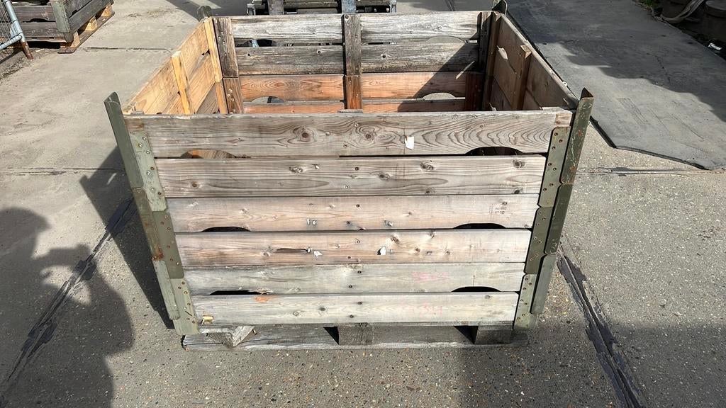 Kratten. Legerkratten 100 x 120, Ophalen, 100 cm of meer, Opvouwbaar, 60 cm of meer