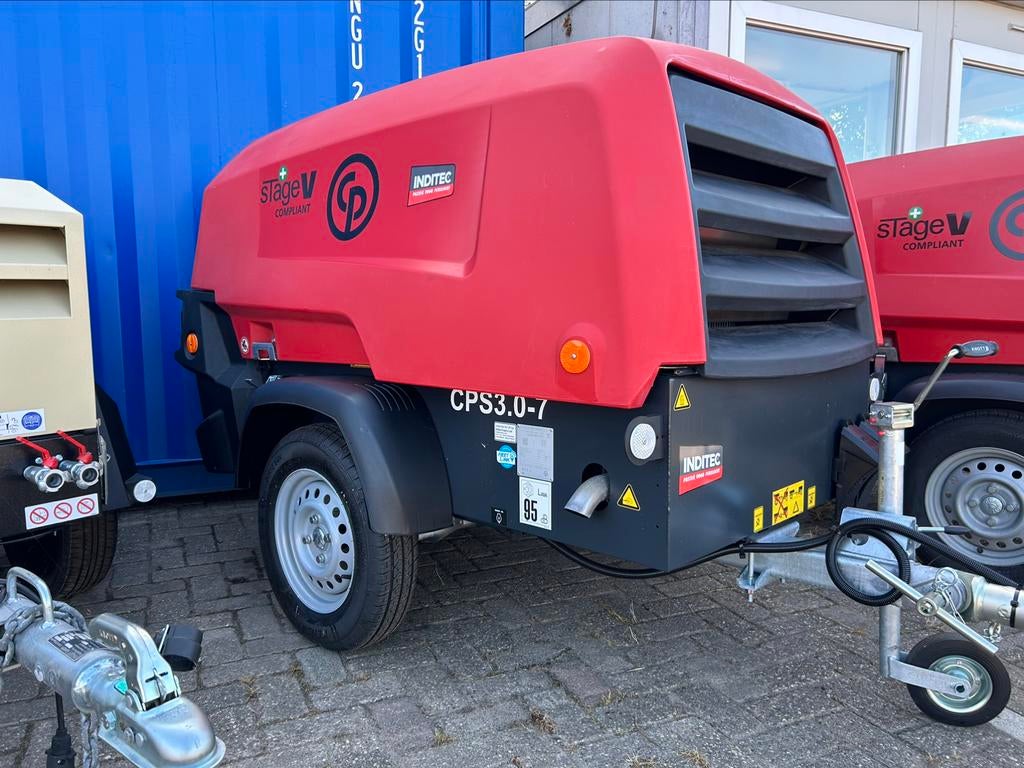 Chicago Pneumatic CPS 3.0 mobiele compressor kubota diesel, Doe-het-zelf en Verbouw, Ophalen of Verzenden, Zo goed als nieuw