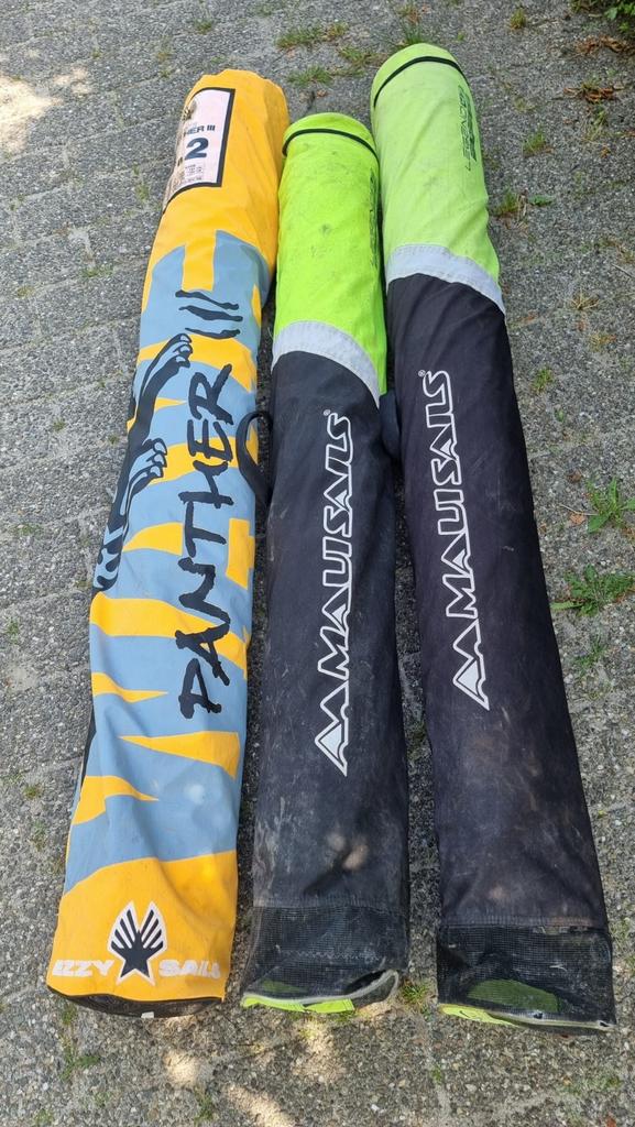 3 zeilen te koop 4.2 ezzy 4.7 3.7 m2 mauii, Ophalen of Verzenden, Zo goed als nieuw, Zeil, Minder dan 5 m²