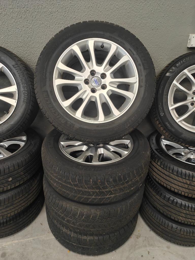 Velgen Volvo XC met banden, Ophalen, 18 inch, Gebruikt, Banden en Velgen