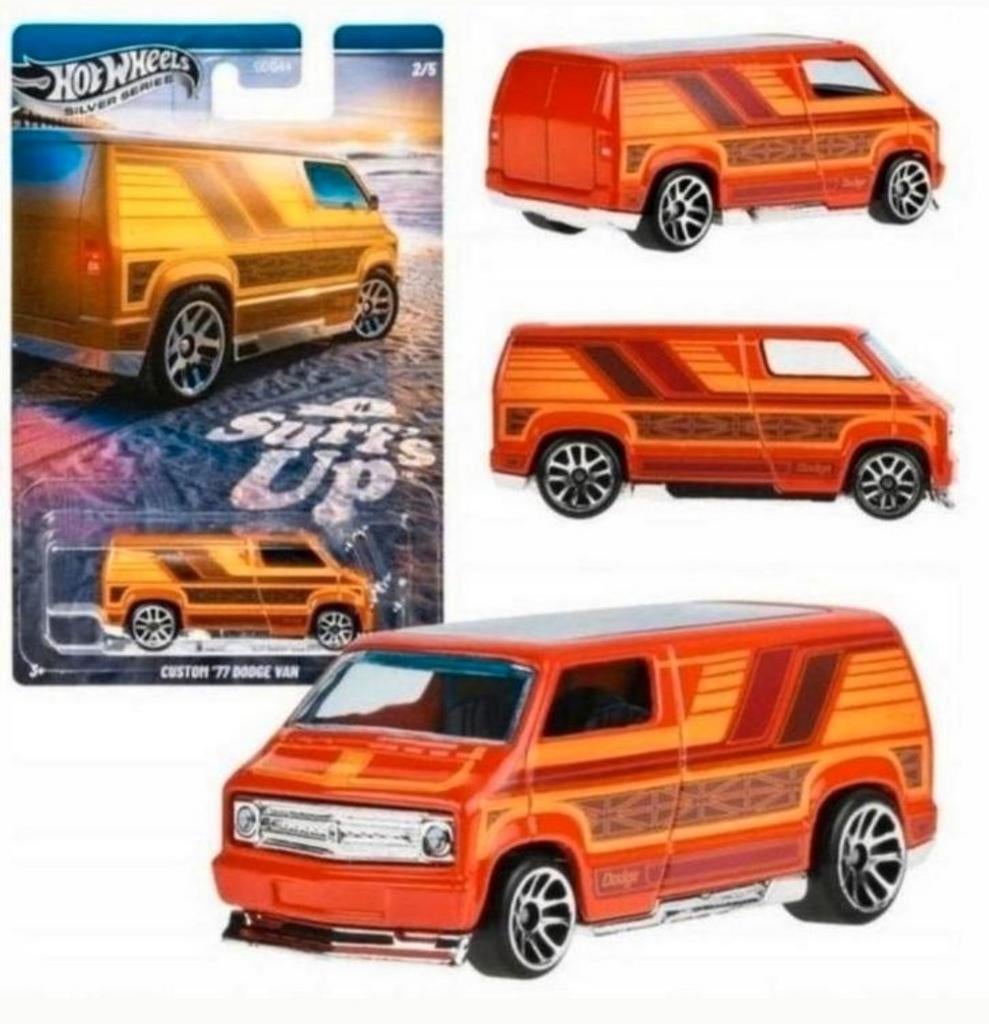 DODGE CUSTOM VAN 1977 hotwheels special edition, Ophalen of Verzenden, Nieuw, Bus of Vrachtwagen, Overige merken