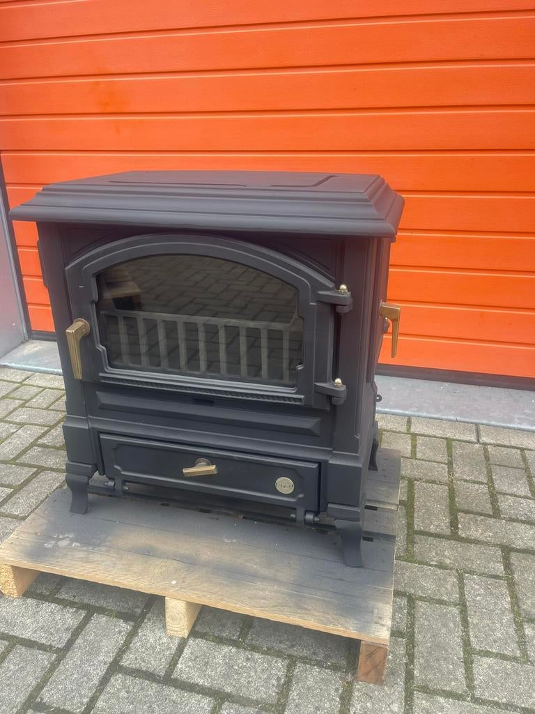 Zgan houtkachel Efel Harmony 2 10kW, Huis en Inrichting, Kachels, Ophalen, Gebruikt, Houtkachel, Vrijstaand