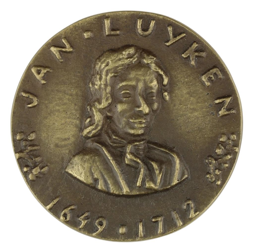 Penning VPK 1949 Bram Roth : Jan Luyken, Verzenden, Brons, Nederland