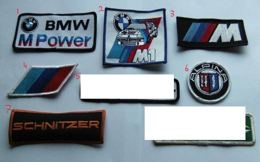 BMW M1 alpina m power schnitzer patch opnaai embleem, Ophalen of Verzenden, Nieuw, Auto's