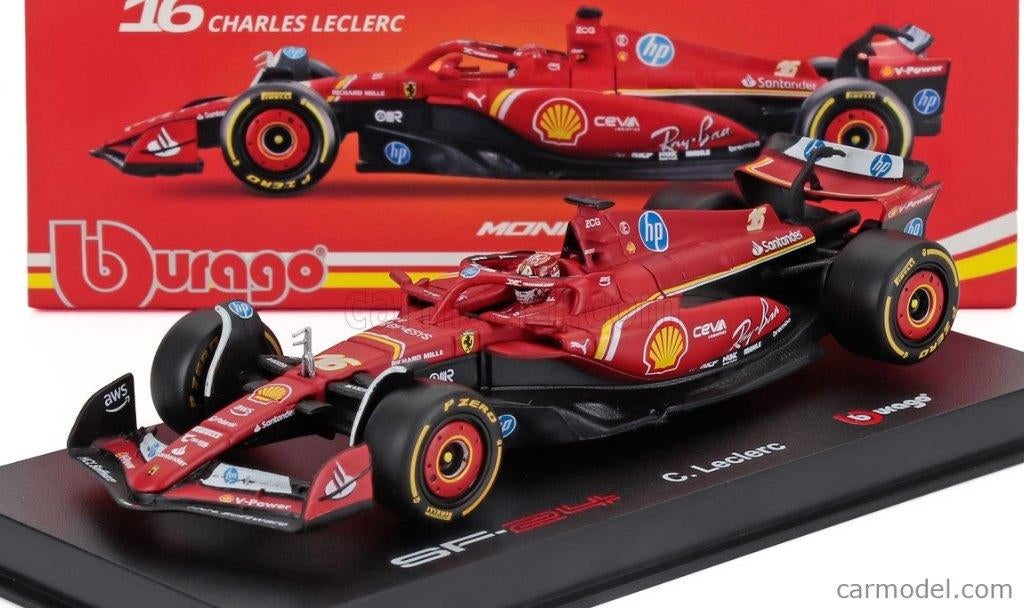 39436: Ferrari SF-24 - Charles Leclerc - Monaco GP 2024 LUXE, Overige merken, Auto, De Steenbok 26, 5215 ME ‘s-Hertogenbosch, Nieuw