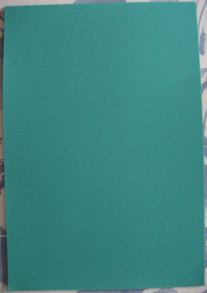 A4 vel knutsel foam groen., Ophalen of Verzenden, Zo goed als nieuw