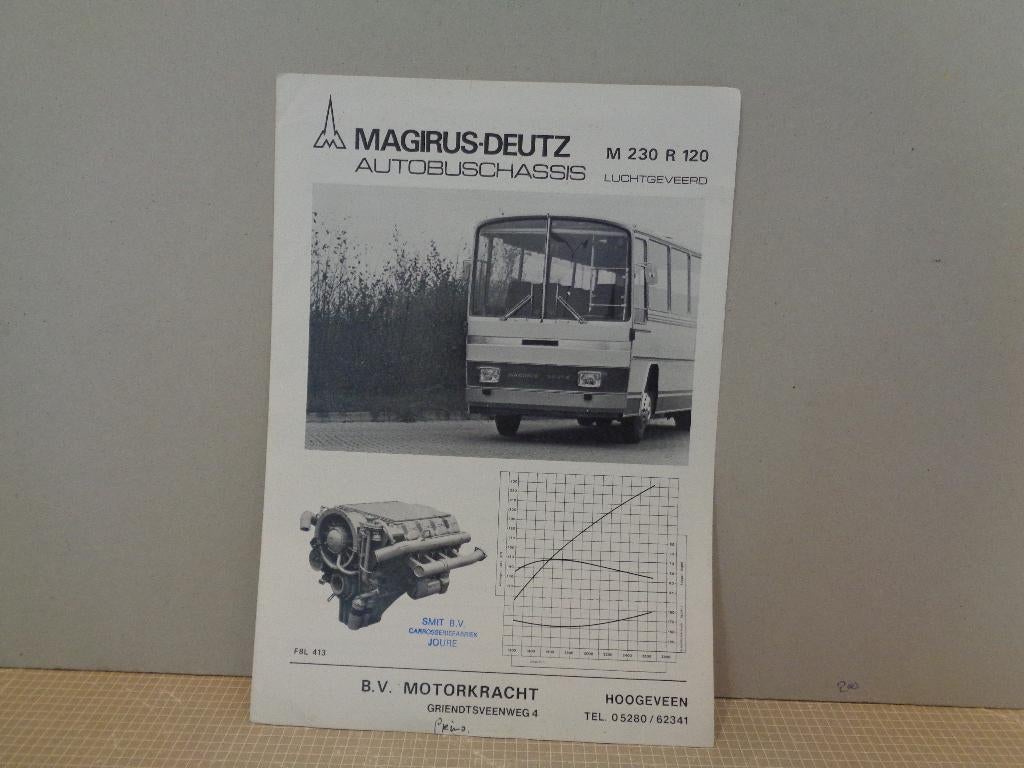 magirus brochure, Ophalen of Verzenden, Zo goed als nieuw, Overige merken