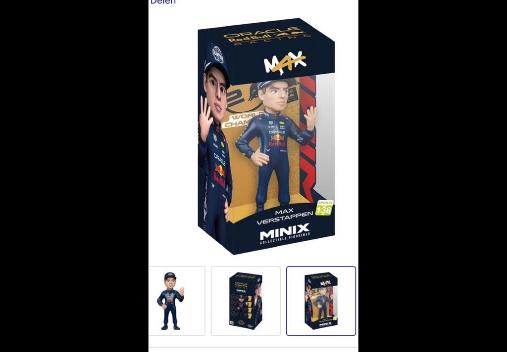 Max Verstappen minix nieuw in doos, Ophalen of Verzenden, Nieuw