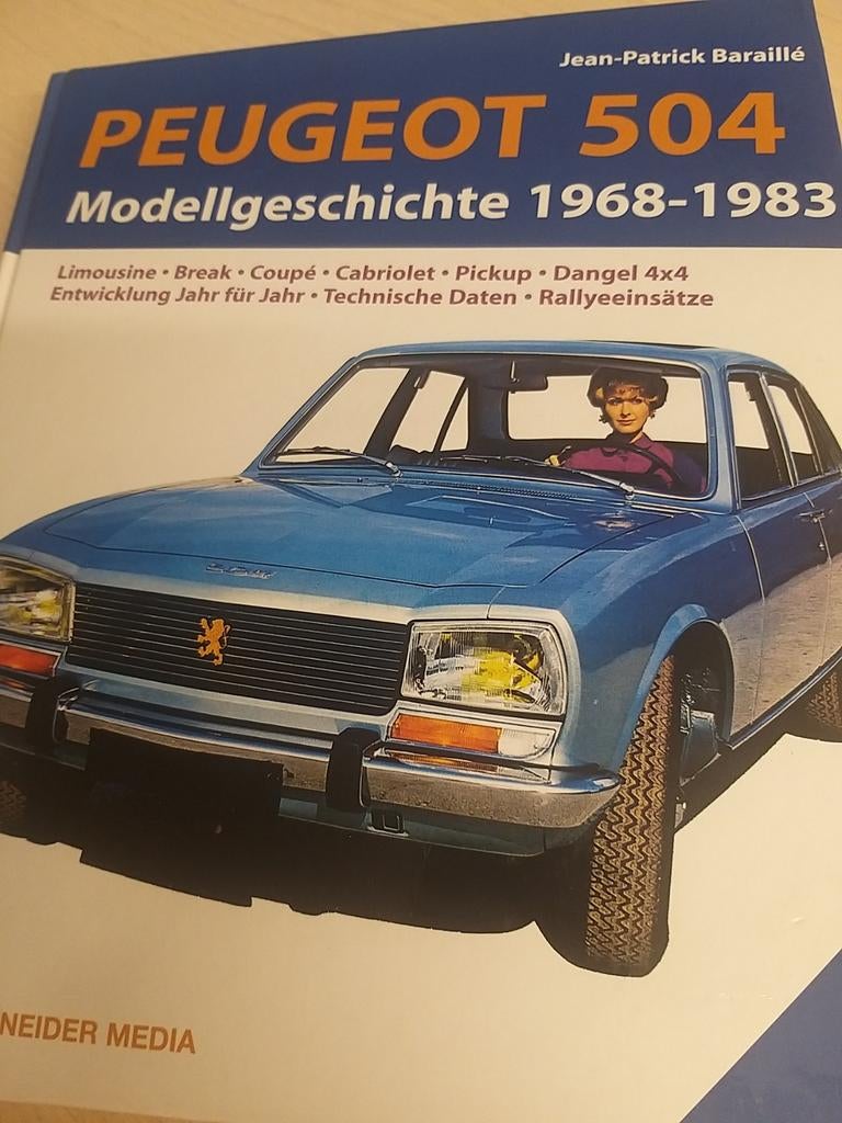 hardcover boek Peugeot 504 Dangel 4x4 Peugeot 504 cabriolet, Ophalen of Verzenden, Nieuw, Peugeot