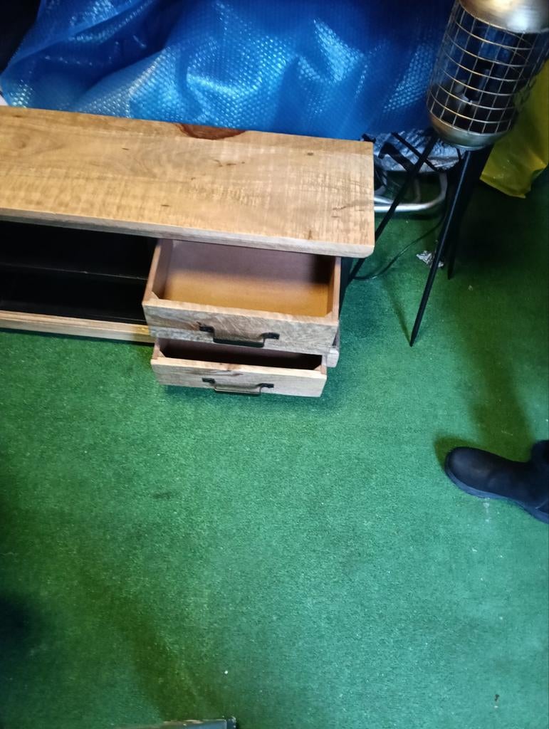 Tv kast, Ophalen, 100 tot 150 cm, Zo goed als nieuw, Minder dan 100 cm
