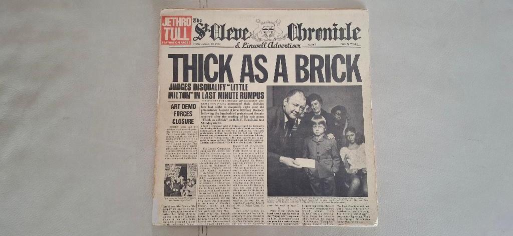 Jethro Tull - Thick as a Brick, Ophalen of Verzenden, Gebruikt, Overige formaten, Poprock