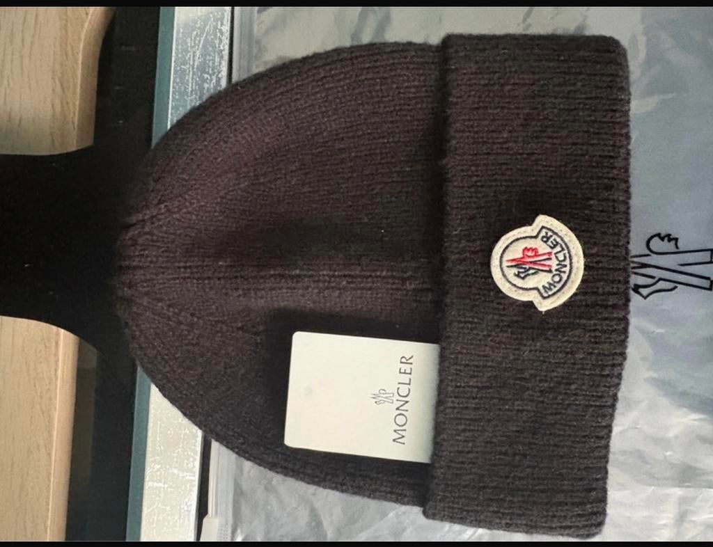 Moncler Muts Zwart, Verzenden, Nieuw, One size fits all, Hoed