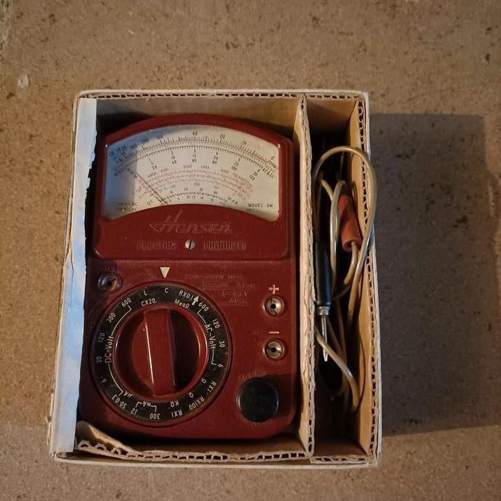 Hansa Electric Products Meter - Vintage, Doe-het-zelf en Verbouw, Meetapparatuur, Ophalen