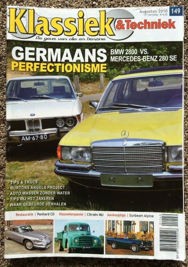 KT: BMW 2800, Sunbeam Alpine, Mercedes W116, Panhard CD, Ophalen of Verzenden, Zo goed als nieuw, Algemeen